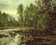 Valentin Serov the Overgrown Pond. Domotcanovo France oil painting artist